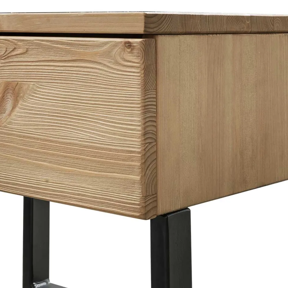 Wohnen Betten<Kiefernholz Balkenbett mit LED Licht - Antina