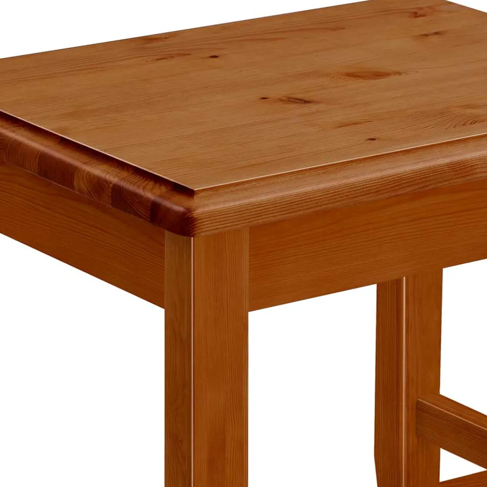 Wohnen Hocker<Kiefernholz Hocker in Bernsteinfarben - Racana