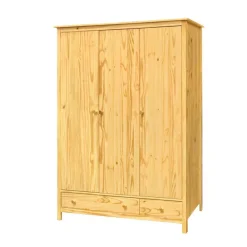 Wohnen Kleiderschränke|Schränke<Kiefernholz Kleiderschrank massiv - Nastonia