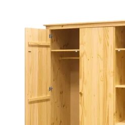 Wohnen Kleiderschränke|Schränke<Kiefernholz Kleiderschrank massiv - Nastonia
