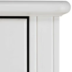 Wohnen Sideboards<Kiefernholz Kommode in Weiß lackiert - Velriva I