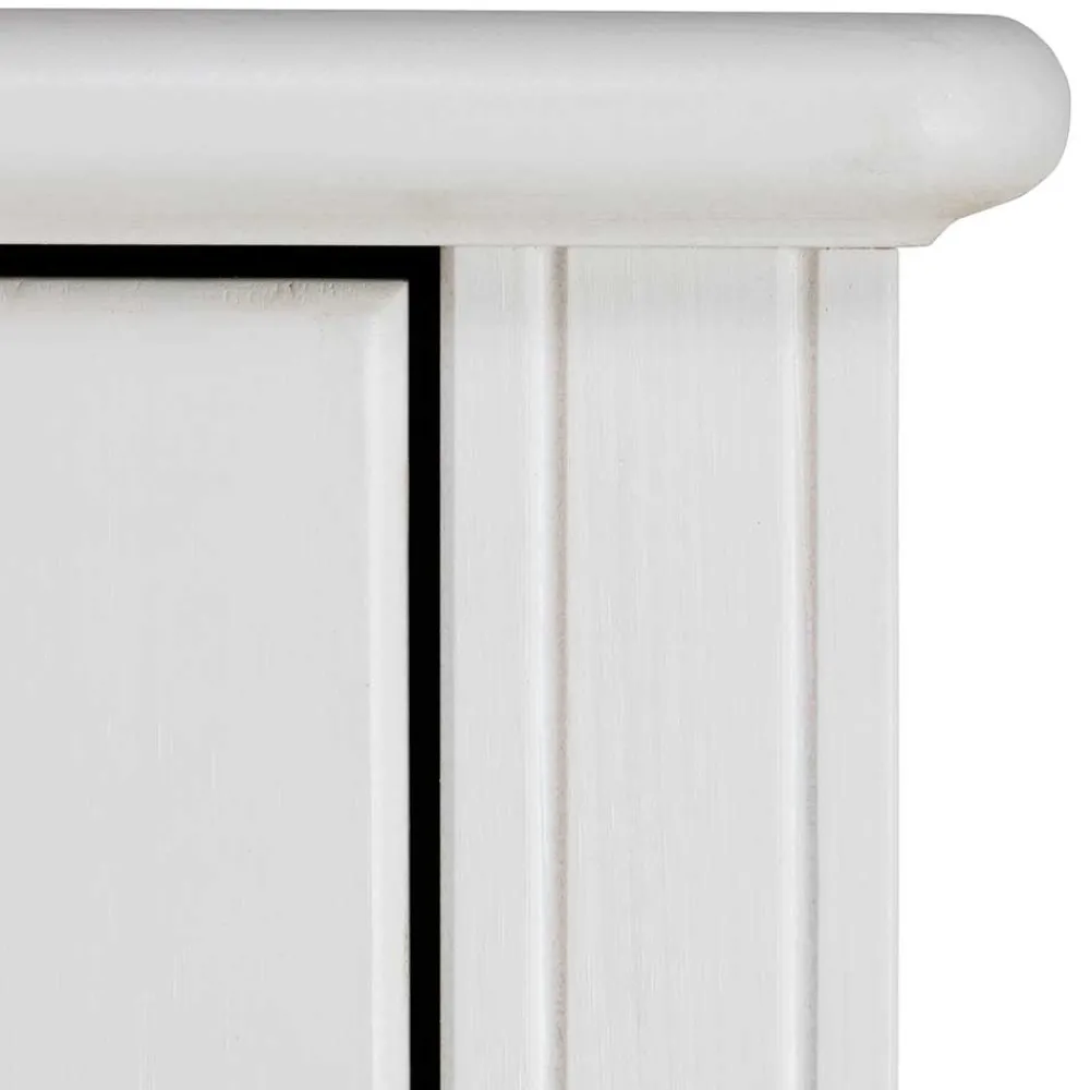 Wohnen Sideboards<Kiefernholz Kommode in Weiß lackiert - Velriva I