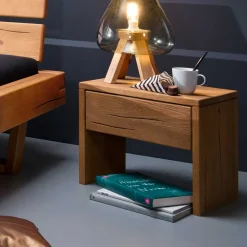 Wohnen Kommoden<Kiefernholz Nachtkonsole mit Schublade - Duane
