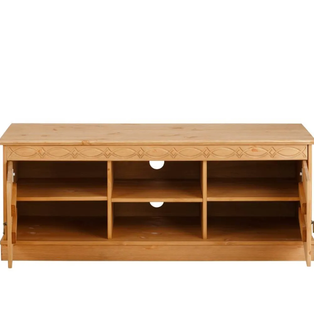 Wohnen Tv & Hifi-Möbel|Lowboards<Kiefernholz TV-Board im Landhausstil - Goro