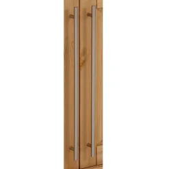 Wohnen Vitrinen<Kiefernholz Vitrine Glastür im Modern Country Style - Noellisa