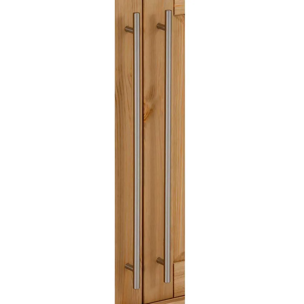 Wohnen Vitrinen<Kiefernholz Vitrine Glastür im Modern Country Style - Noellisa