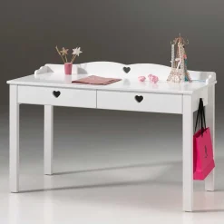 Wohnen Tische<Kinderzimmer Schreibtisch Grandory in Weiß lackiert