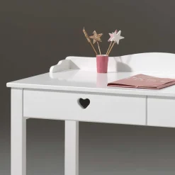 Wohnen Tische<Kinderzimmer Schreibtisch Grandory in Weiß lackiert