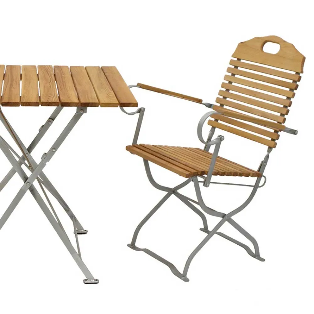 Wohnen Sitzgruppe<Klappbare Biergartenmöbel für 2 Personen - Maylin (dreiteilig)