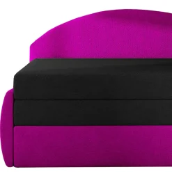 Wohnen Sofas<Klappbare Recamiere in Magenta und Schwarz - Karneola