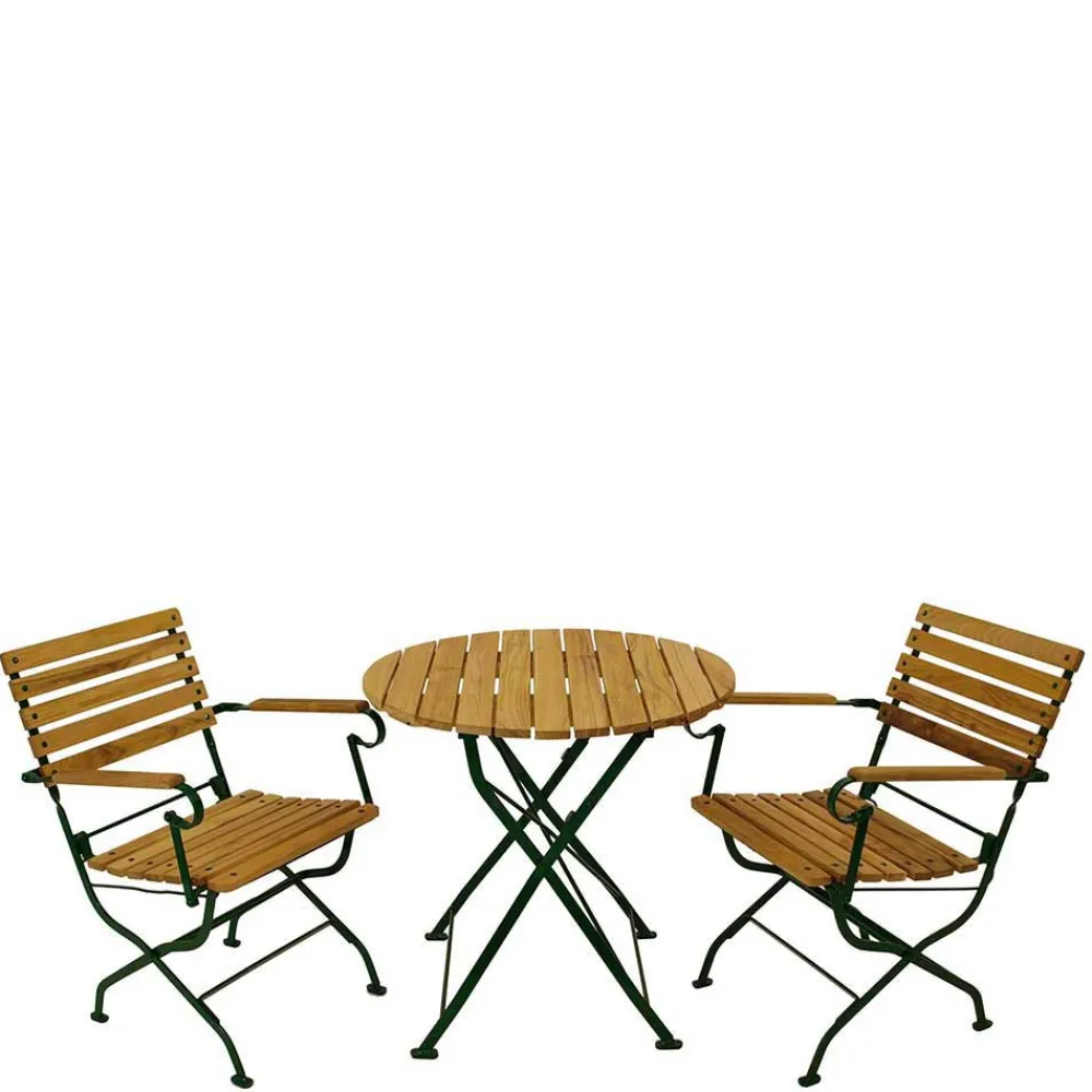 Wohnen Sitzgruppe<Klappbarer Balkontisch mit Klappstühlen - Socavo (dreiteilig)