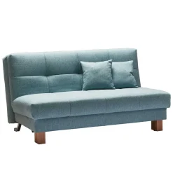 Wohnen Sofas<Klappbares Schlafsofa in Türkis Ejawan inkl. loser Kissen
