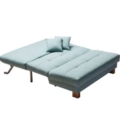 Wohnen Sofas<Klappbares Schlafsofa in Türkis Ejawan inkl. loser Kissen