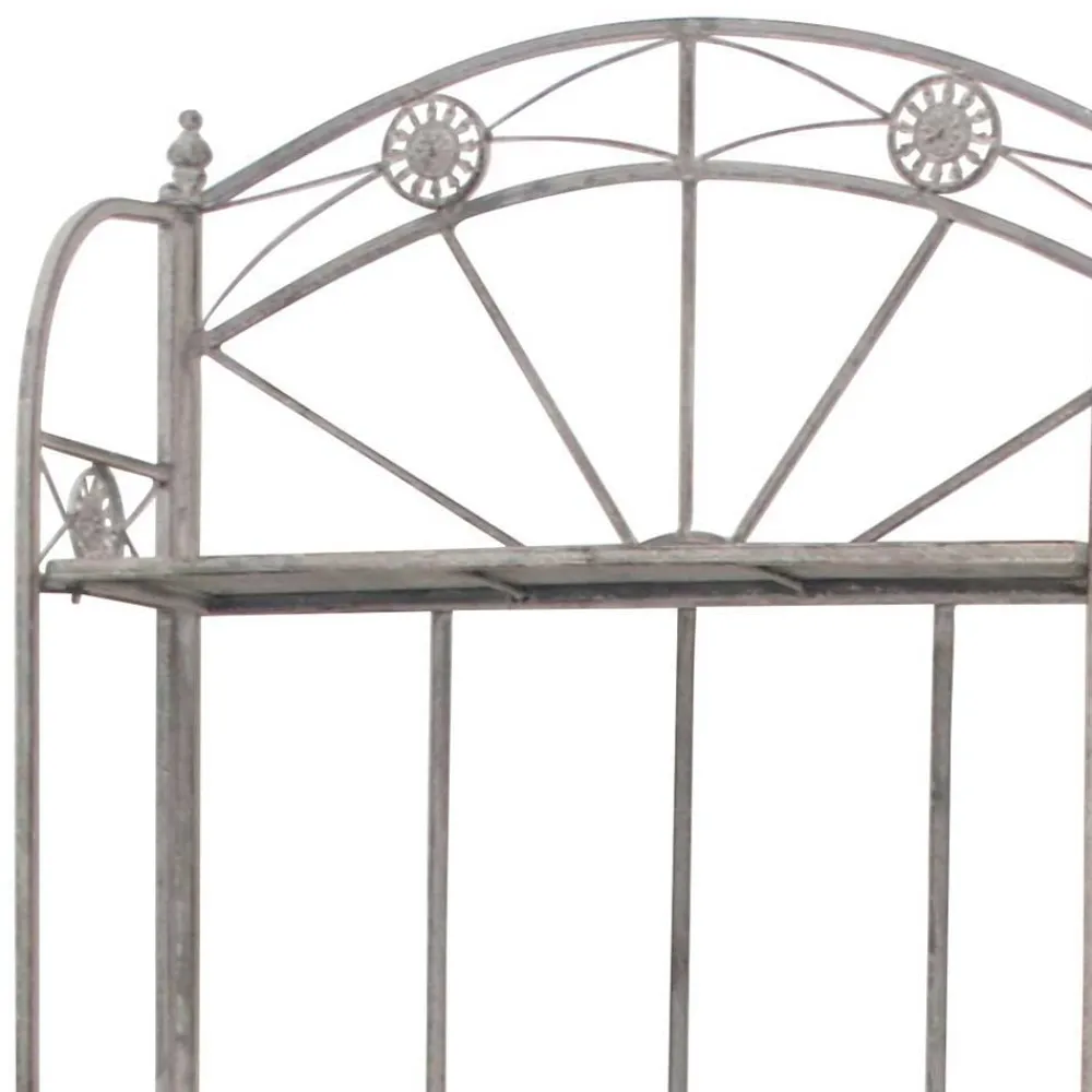 Wohnen Regale<Klappbares Standregal aus Metall - Romesca