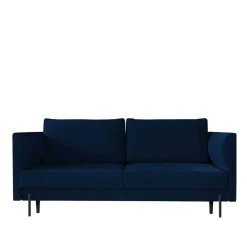 Wohnen Sofas<Klappcouch in Dunkelblau Samt - Saturn
