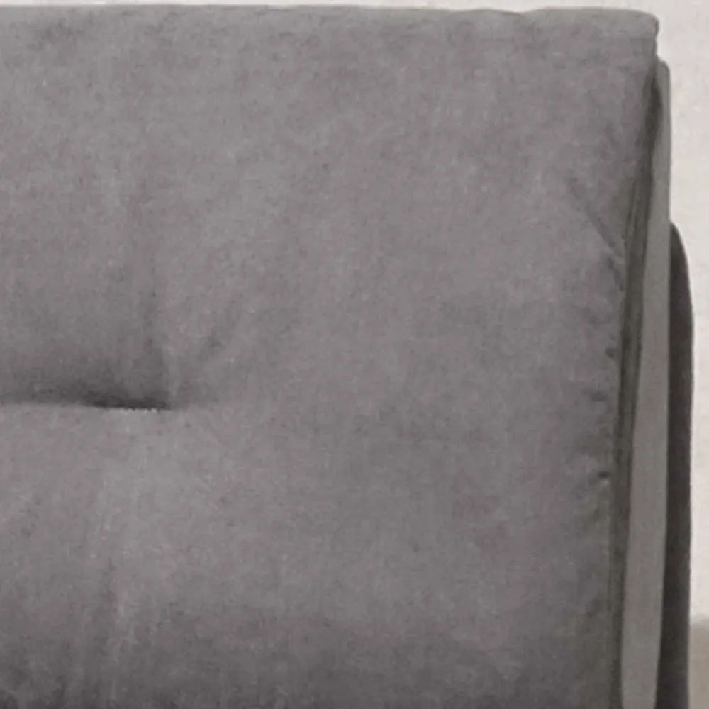 Wohnen Sofas<Klappsessel in Silber Grau Webstoff - Belania
