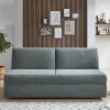 Wohnen Sofas<Klappsofa für zwei Personen in Graugrün - Legero