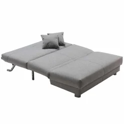 Wohnen Sofas<Klappsofa in Hellgrau Jerome mit 120x200 140x200