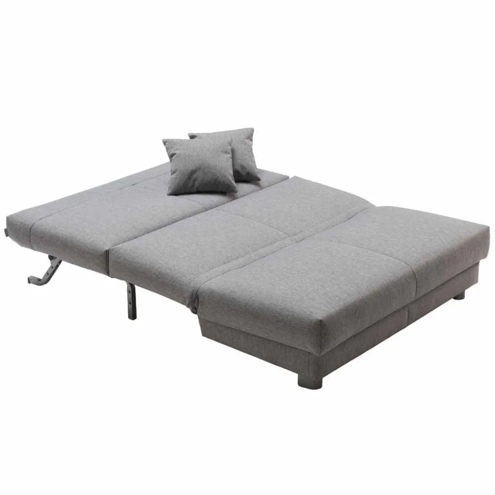 Wohnen Sofas<Klappsofa in Hellgrau Jerome mit 120x200 140x200