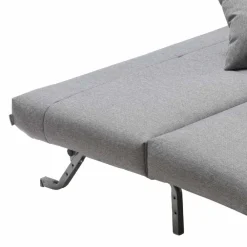 Wohnen Sofas<Klappsofa in Hellgrau Jerome mit 120x200 140x200