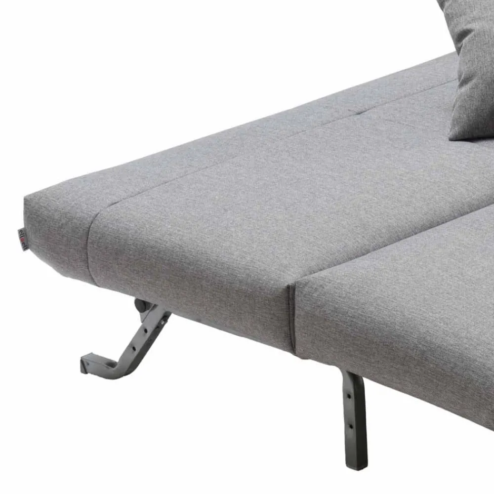 Wohnen Sofas<Klappsofa in Hellgrau Jerome mit 120x200 140x200