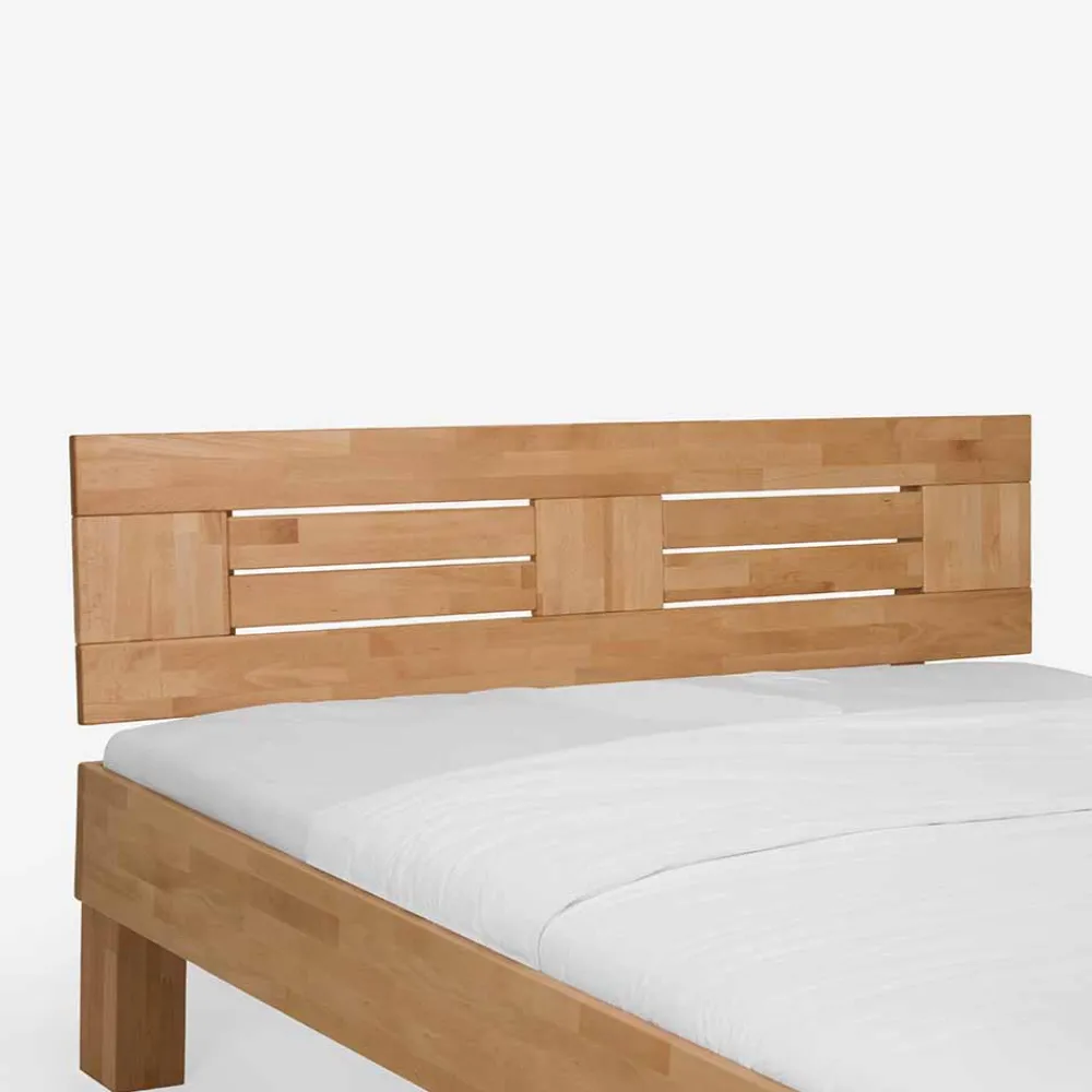 Wohnen Betten<Klar lackiertes Holzbett Thivios aus Buche massiv