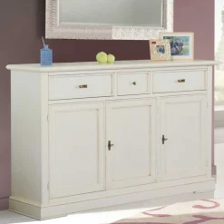Wohnen Sideboards<Klassische Anrichte in Antikweiß - Annot