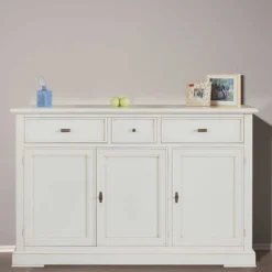 Wohnen Sideboards<Klassische Anrichte in Antikweiß - Annot