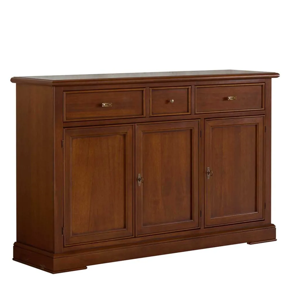 Wohnen Sideboards<Klassische Anrichte in Walnuss Braun - Istefanio
