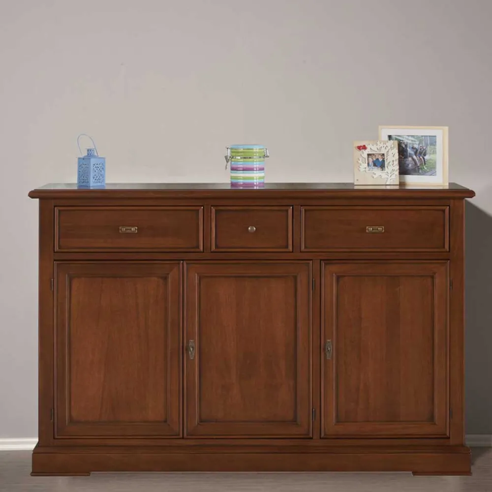 Wohnen Sideboards<Klassische Anrichte in Walnuss Braun - Istefanio