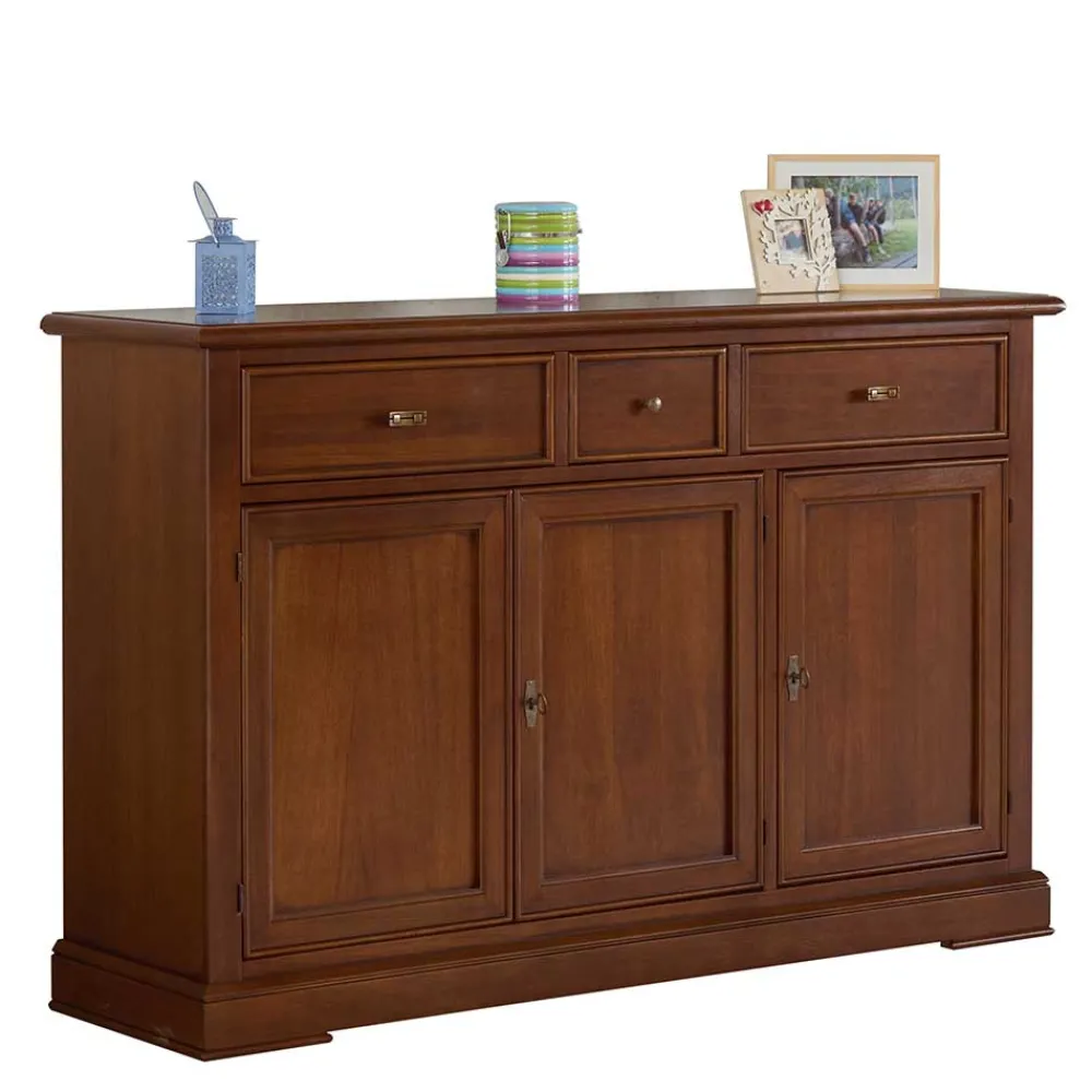 Wohnen Sideboards<Klassische Anrichte in Walnuss Braun - Istefanio
