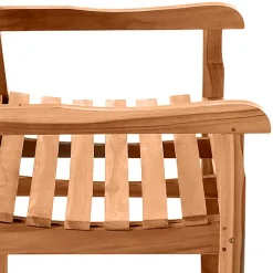 Wohnen Sitzbank<Klassische Holz Gartenbank mit Lehnen - Klahuma