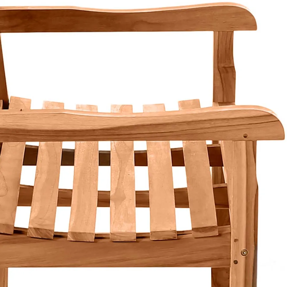 Wohnen Sitzbank<Klassische Holz Gartenbank mit Lehnen - Klahuma