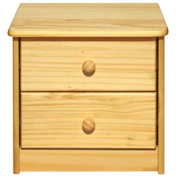 Wohnen Kommoden<Klassische Holz Nachtkommode aus Kiefer - Kascanu