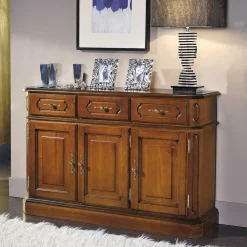 Wohnen Sideboards<Klassische Kommode in Nussbaum - Uno