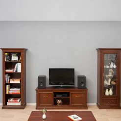 Wohnen Wohnwände<Klassische Wohnzimmer Wohnwand Set - Sienna (dreiteilig)