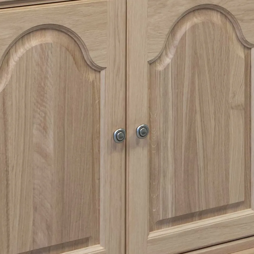 Wohnen Highboards<Klassischer Schreibschrank Sekretär aus Eiche - Hamptony
