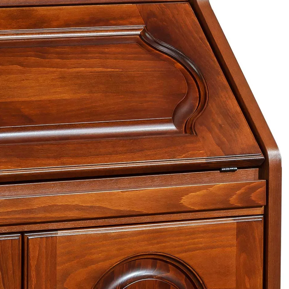 Wohnen Highboards|Tische<Klassischer Sekretär in Nussbaum - Modicca