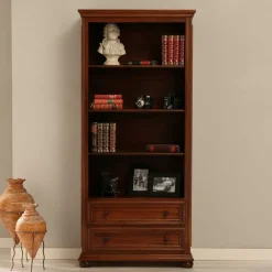 Wohnen Vitrinen<Klassisches Bücherregal mit vier Fächern - Manicos