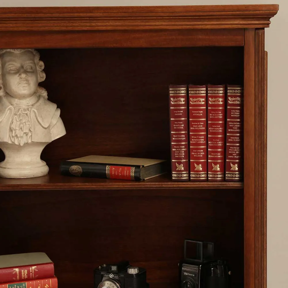 Wohnen Vitrinen<Klassisches Bücherregal mit vier Fächern - Manicos