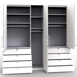 Wohnen Kleiderschränke|Schränke<Kleideraufbewahrung Schrank in modernem Design - Vaclyn