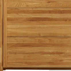 Wohnen Kleiderschränke|Schränke<Kleiderschrank aus Wildeiche mit Weißglas - Divnoi