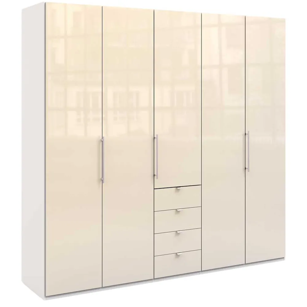 Wohnen Kleiderschränke<Kleiderschrank für modernes Schlafzimmer in Creme - Zidarie
