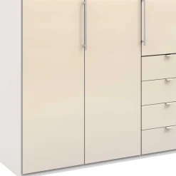 Wohnen Kleiderschränke<Kleiderschrank für modernes Schlafzimmer in Creme - Zidarie