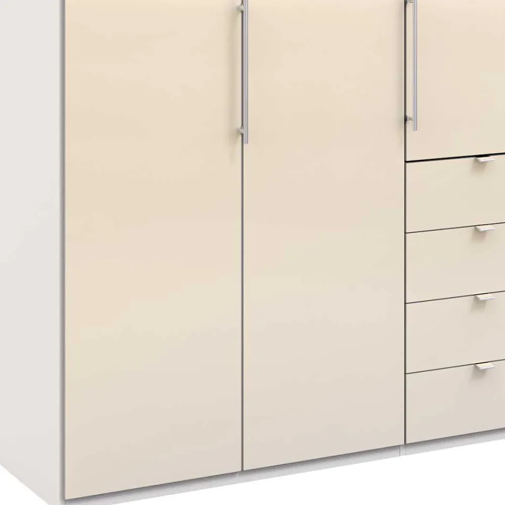 Wohnen Kleiderschränke<Kleiderschrank für modernes Schlafzimmer in Creme - Zidarie