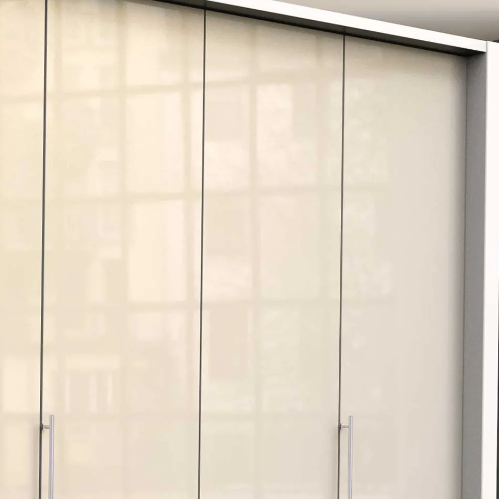 Wohnen Kleiderschränke<Kleiderschrank für modernes Schlafzimmer in Creme - Zidarie