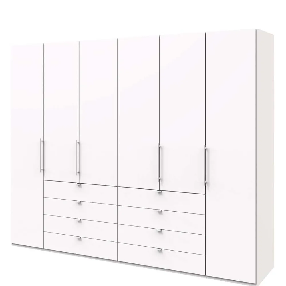 Wohnen Kleiderschränke<Kleiderschrank fürs Schlafzimmer mit Metallgriffen - Donpiave