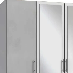 Wohnen Kleiderschränke|Schränke<Kleiderschrank in Betonoptik Lichtgrau - Unesc