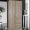 Wohnen Schränke<Kleiderschrank in Eiche Sägerau Holzoptik - Citerna
