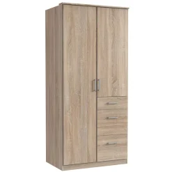 Wohnen Schränke<Kleiderschrank in Eiche Sägerau Holzoptik - Citerna
